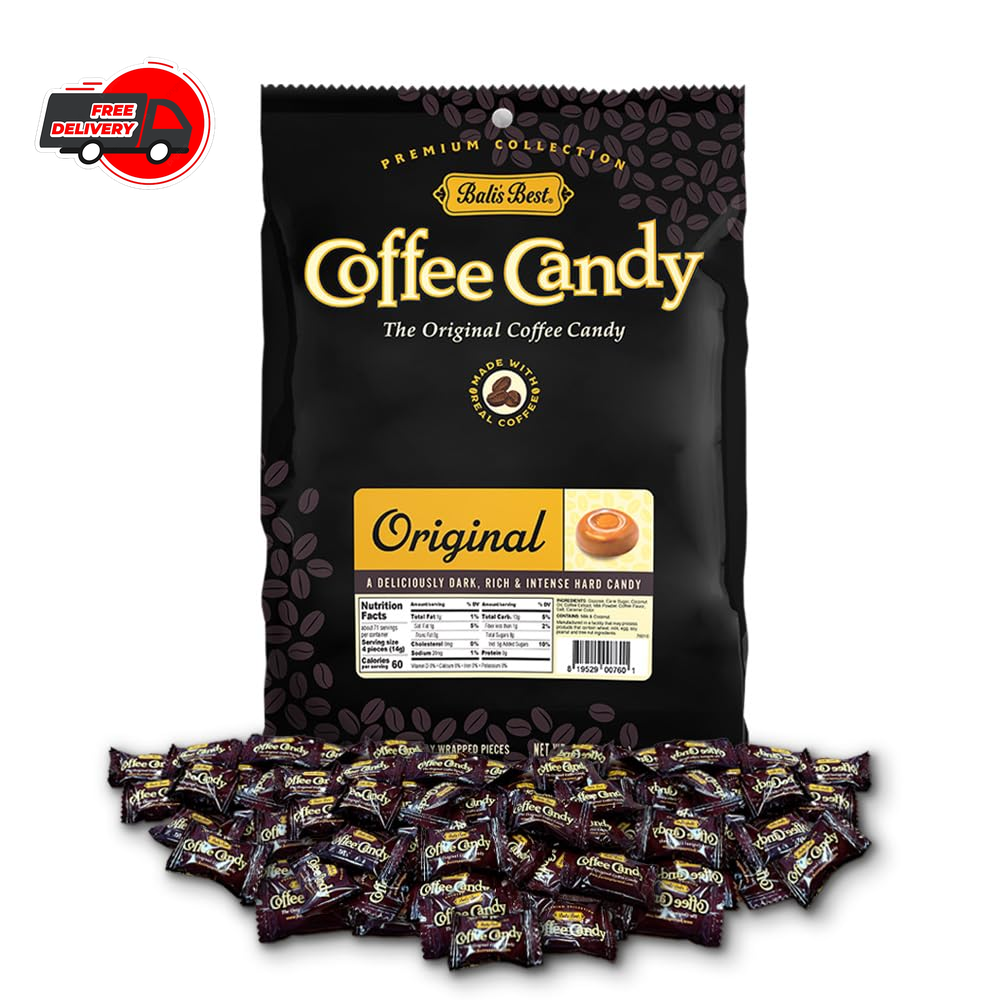 Bali’S Best Coffee Candy, Original Coffee Flavor, 2.2Lb Bag