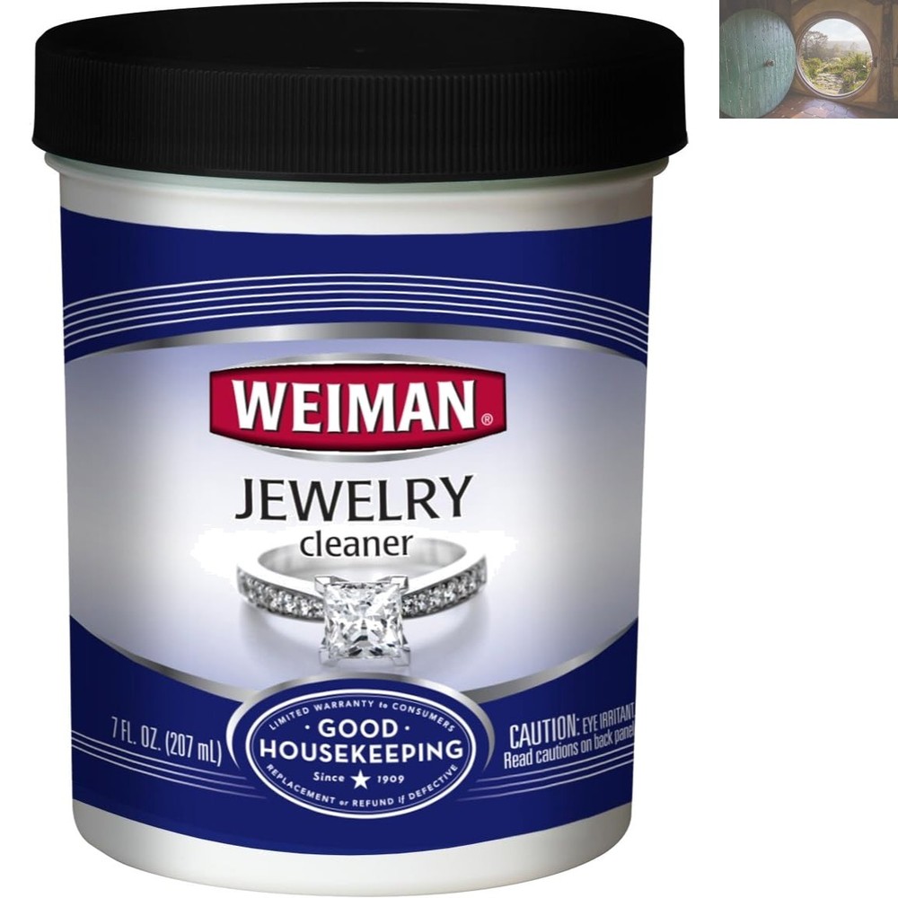 Gentle Liquid Jewelry Cleaner, 7oz - Cleans & Polishes Fine Jewelry Safely