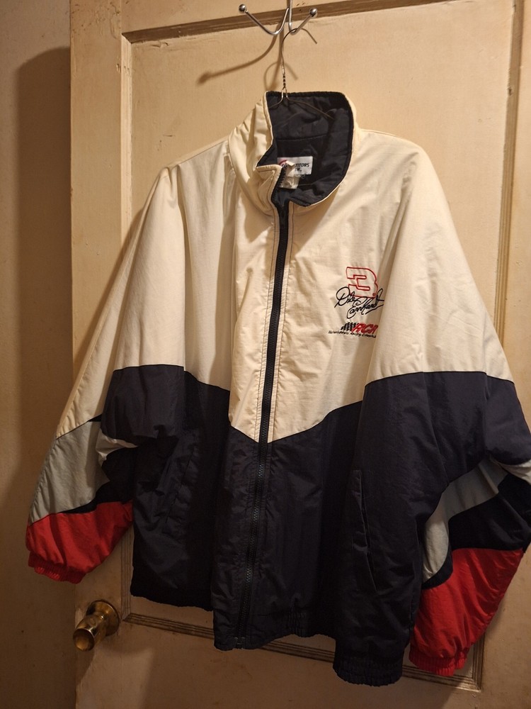 Dale Earnhardt white satin racing jacket