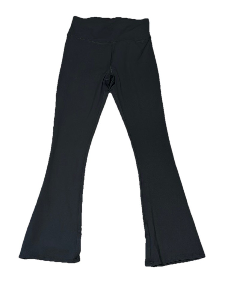 ASOS NWT Black Wide Leg High Rise Leggings Size 10 Womens Stretch Casual Comfort