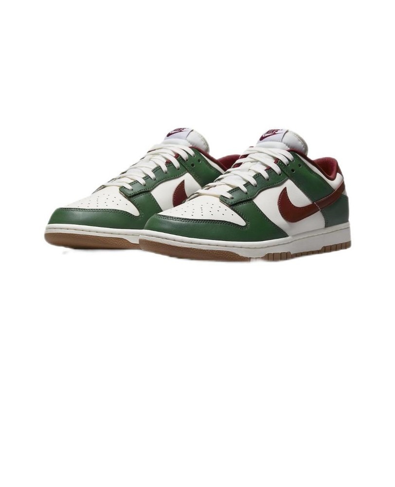 Nike Dunk Low Gorge Green Team Red FB7160-161
