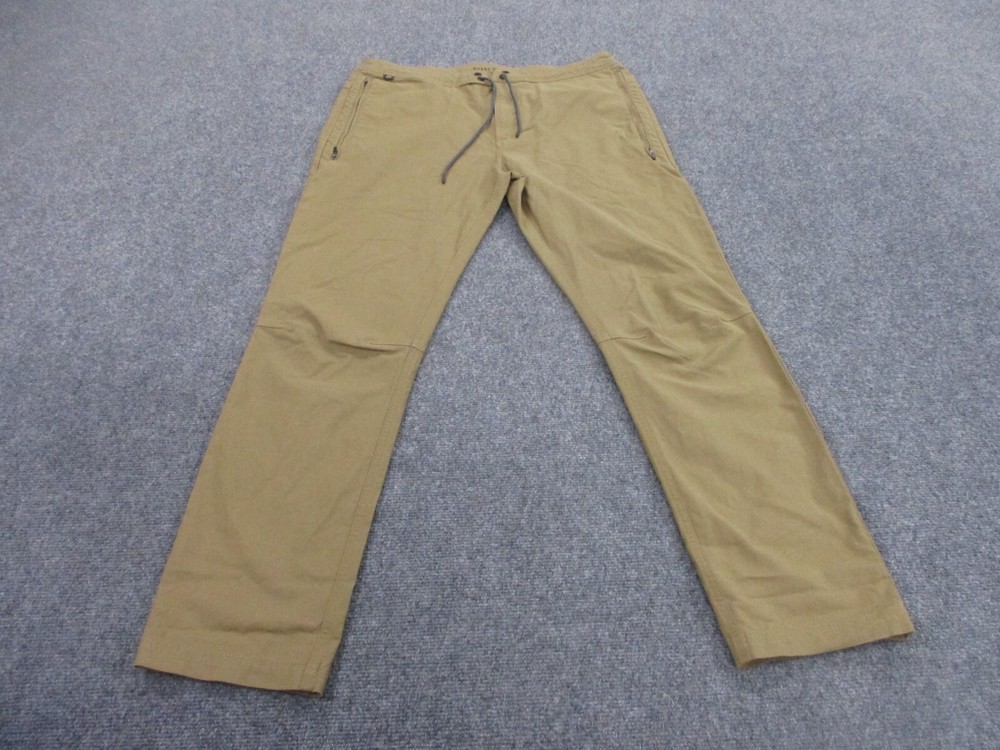Roark Pants Adult 34 Layover 2.0 Straight Canvas Drawstring Outdoors Hiking Mens