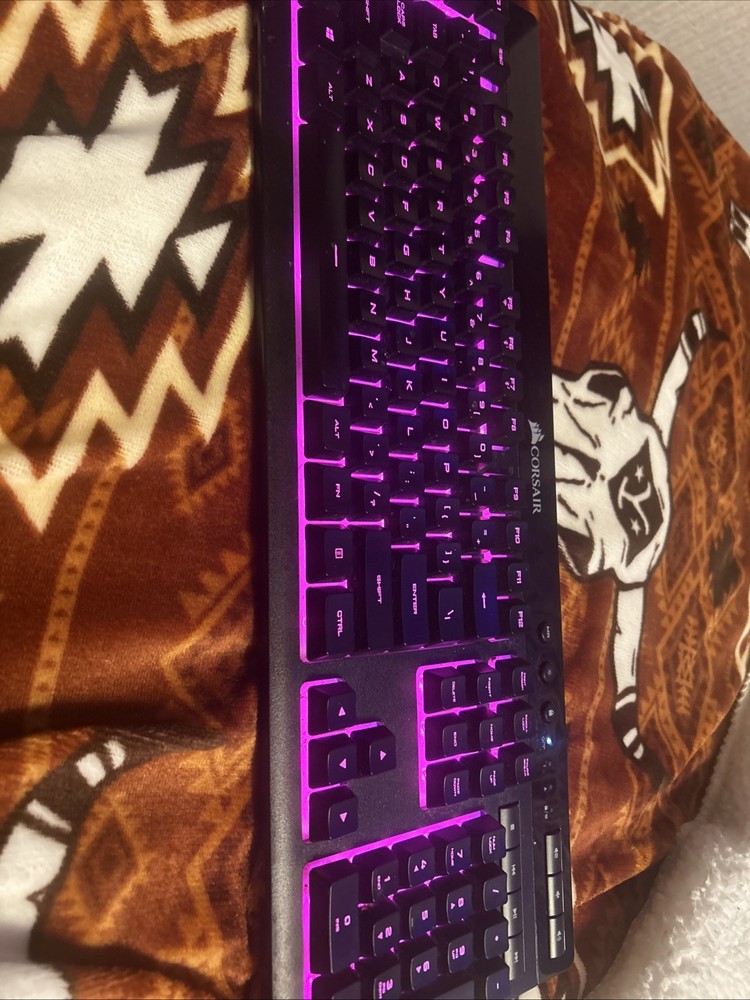 Corsair K57 RGB Wireless Gaming Keyboard with Bluetooth and USB in Black