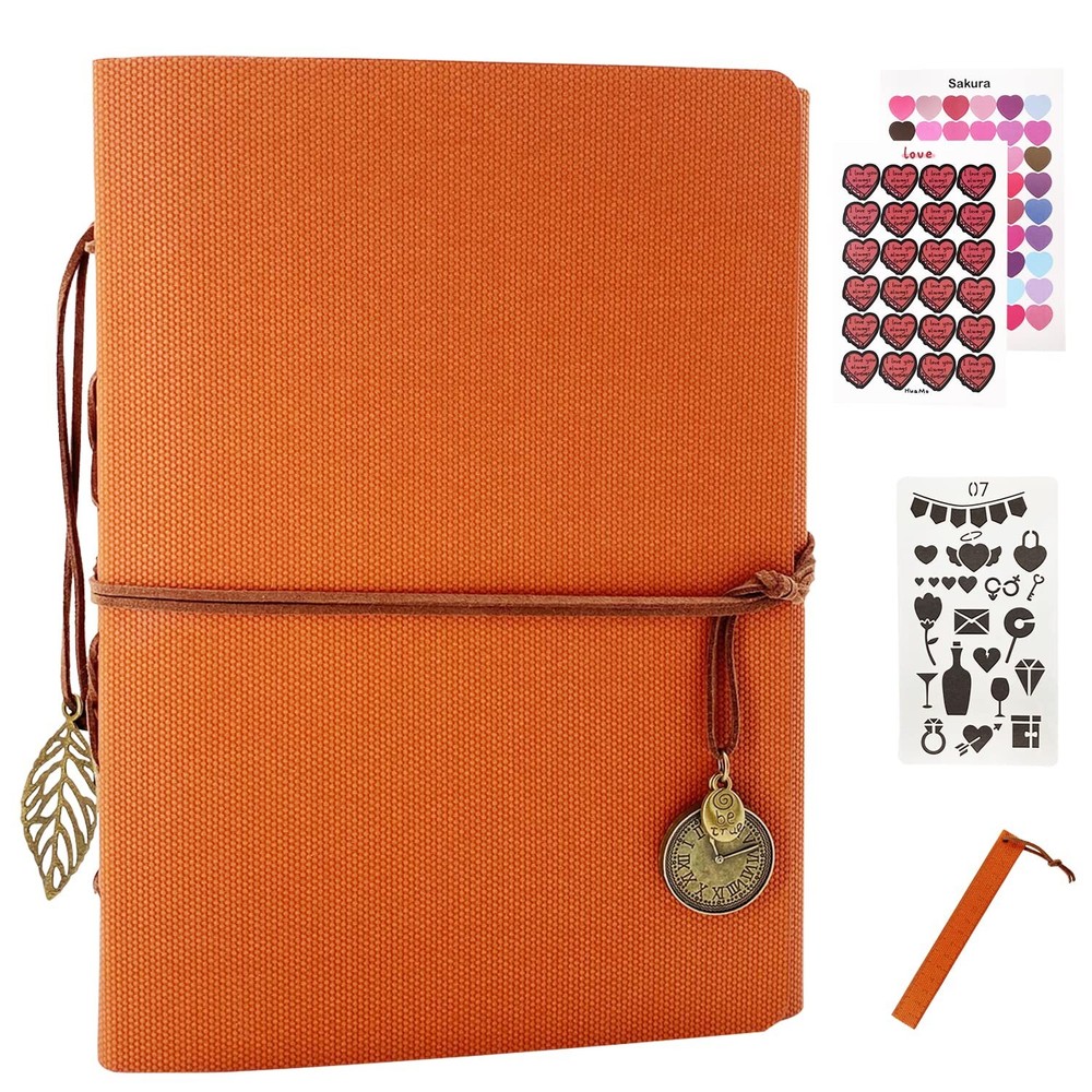 BORR Photo Album Self Adhesive DIY Scrapbook Album Family Memory Book Scrap B...