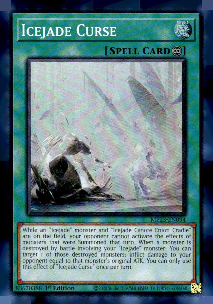 25th Anniversary Dueling Heroes Mega Pack Icejade Curse MP23-EN094