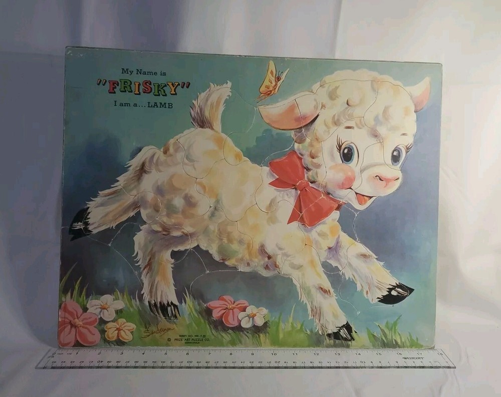 Vintage 1950's Prize Art Puzzle 18x14