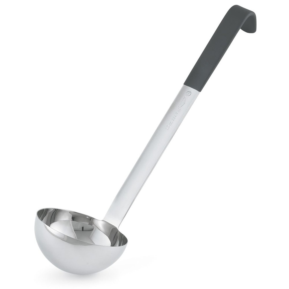 Vollrath 4980420 Black Kool-Touch Handled 4 Ounce Ladle