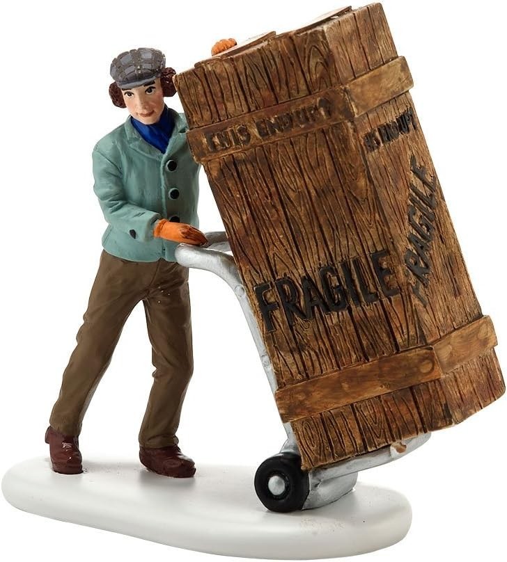 Resin A Christmas Story Village Fragile Delivery Multicolor