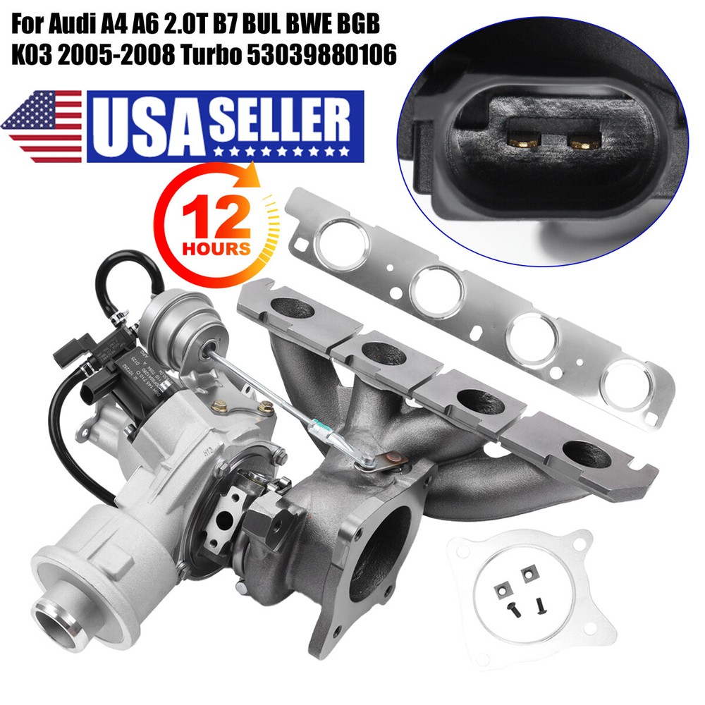 High-Performance K03 Turbo Upgrade Stage 2 for Audi A4 A5 Q5 2.0L TFSI B7 B8 Allroad Models