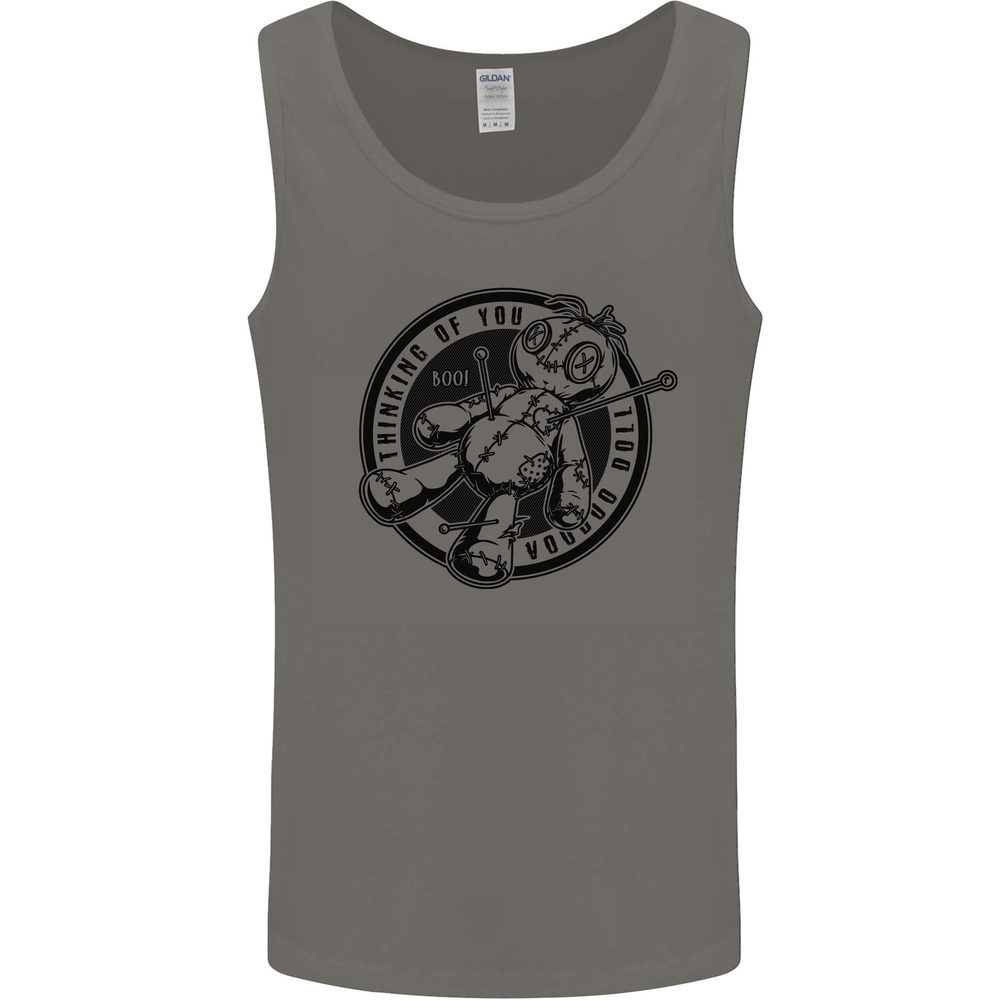 Thinking of You Voodoo Doll Mens Vest Tank Top