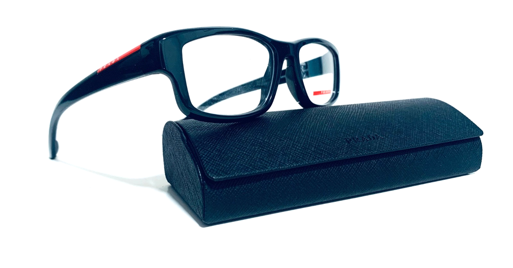 Prada VPS02E 1AB-1O1 Black Rx Eyeglasses 54-18-140 Italy