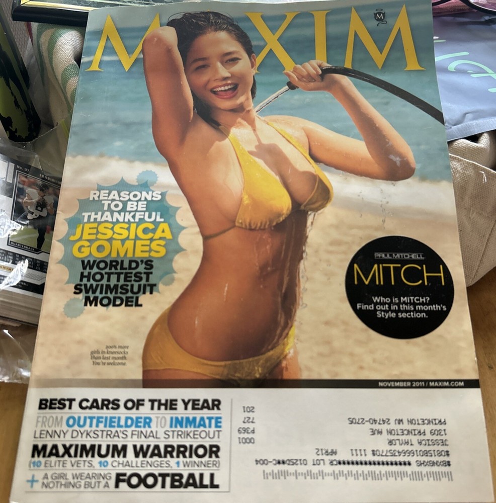 Maxim Magazine November 2011 Jessica Gomes Claire Coffee Lenny Dykstra