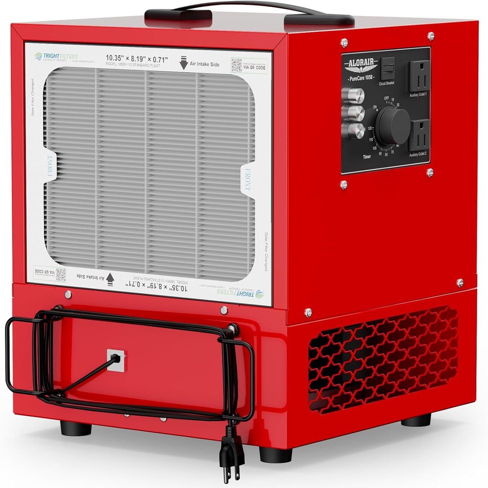 AlorAir Purecare 1050 Tabletop Air Filtration System Dust Collector