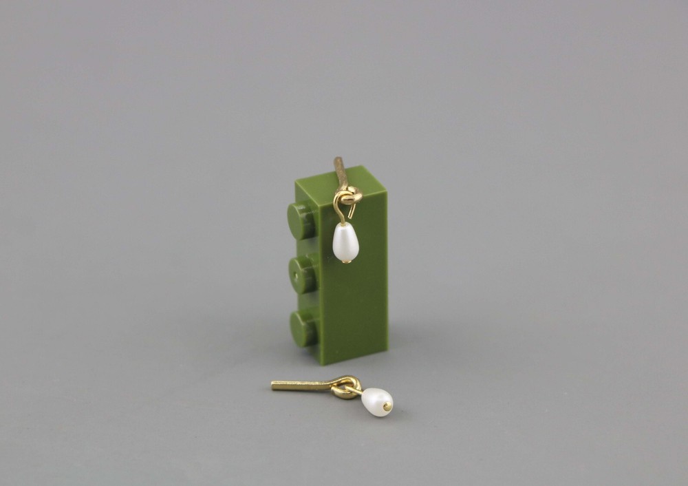 2pcs 1.26mm metal posts Ear Studs for 14 - 18 inch American girl Doll Earrings