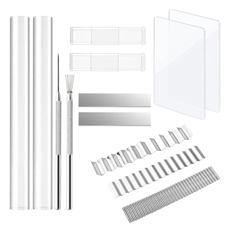 Ceramic Clay Tools Set Rolling Clay Pins Cutting Mud Creasing Supplies