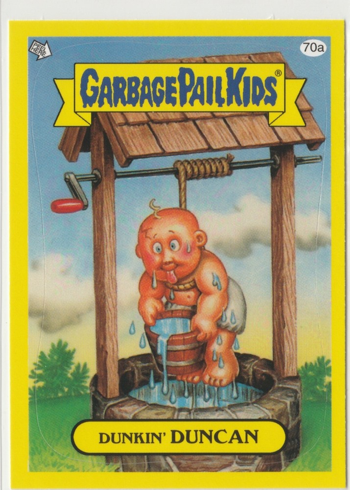 Dunkin Duncan 70a Garbage Pail Kids GPK 2011 Flashback Series 3 FB3 Card