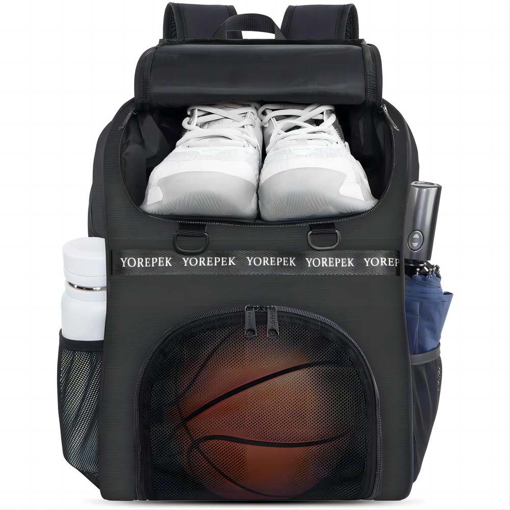 Basketball Bag, Large Basketball Backpack with Shoe Compartment and Ball Hold...