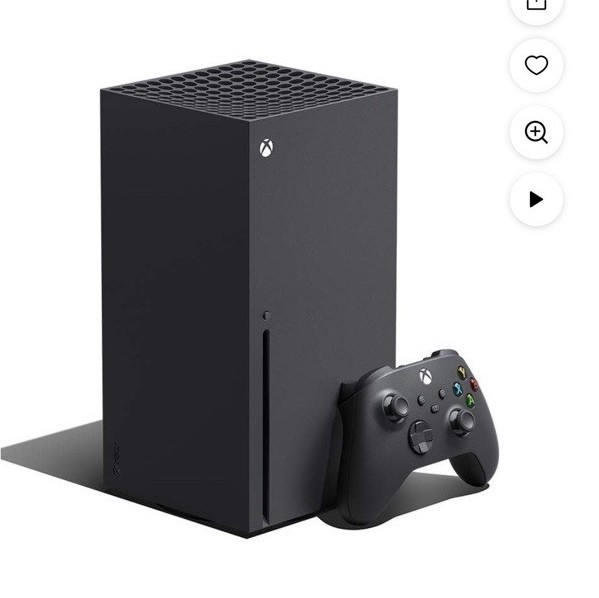 Microsoft Xbox Series X 4K UHD Black Console with Controller, Wi-Fi, Blu-Ray