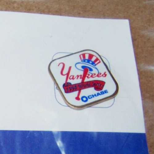 New York Yankees pin 1998 World Series Chase SGA sealed backing card WS NY 42604