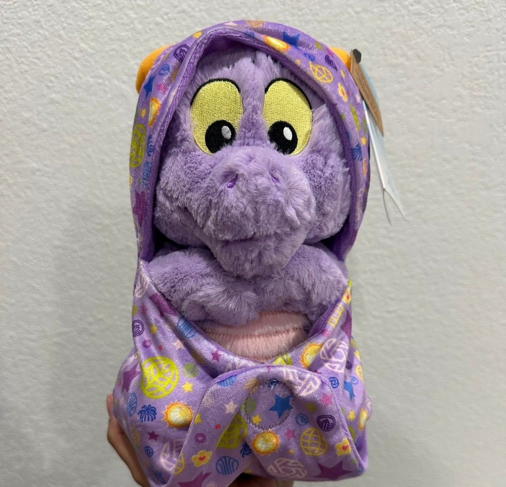 Disney World 2025 Baby Figment In Blanket Plush NWT