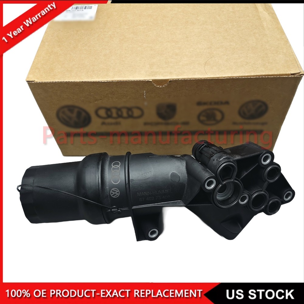 Engine Oil Filter Base Housing Assembly 07K115397D for Volkswagen Jetta Golf