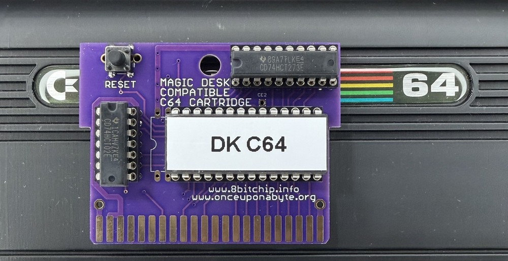 Donkey Kong Commodore 64 C64 Game Cartridge Arcade Classic Retro Game