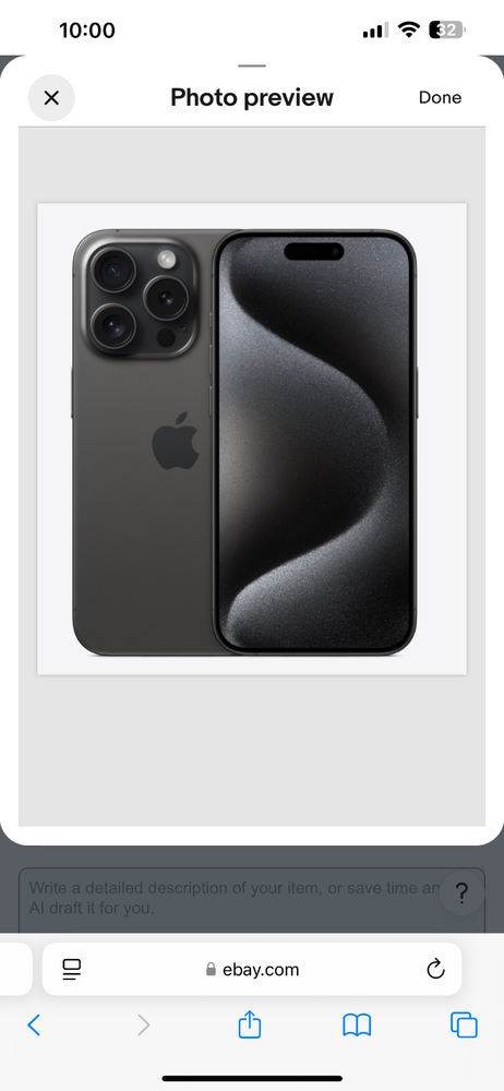 Apple iPhone 15 Pro - 256 GB - Black (Unlocked)