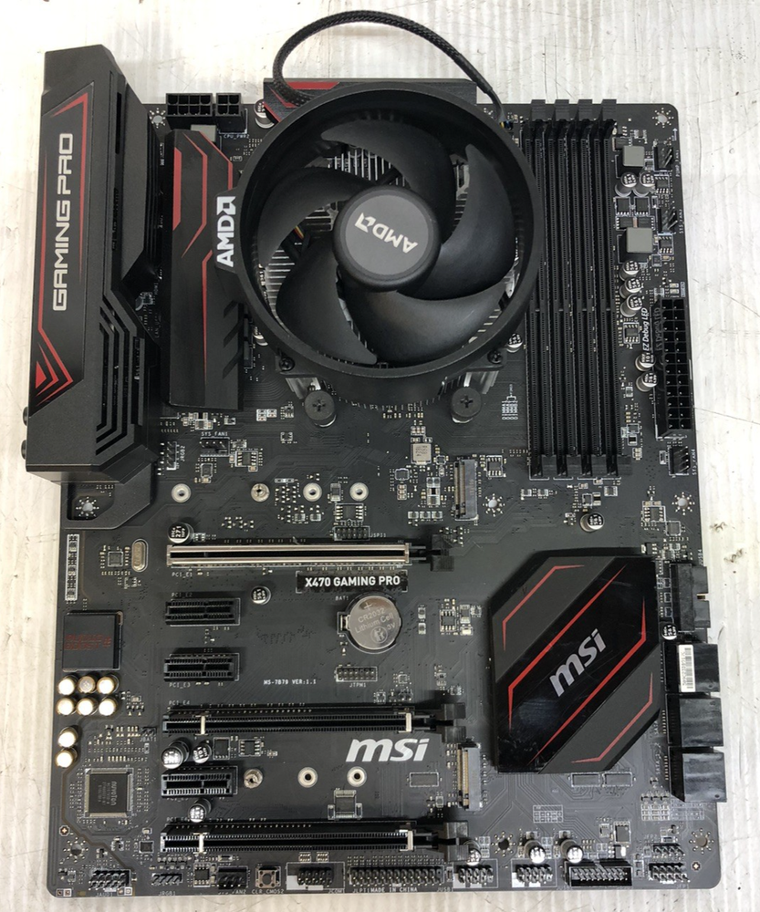MSI X470 GAMING PRO Motherboard AM4 M.2 DDR4 - AS IS - DOES NOT DISPLAY