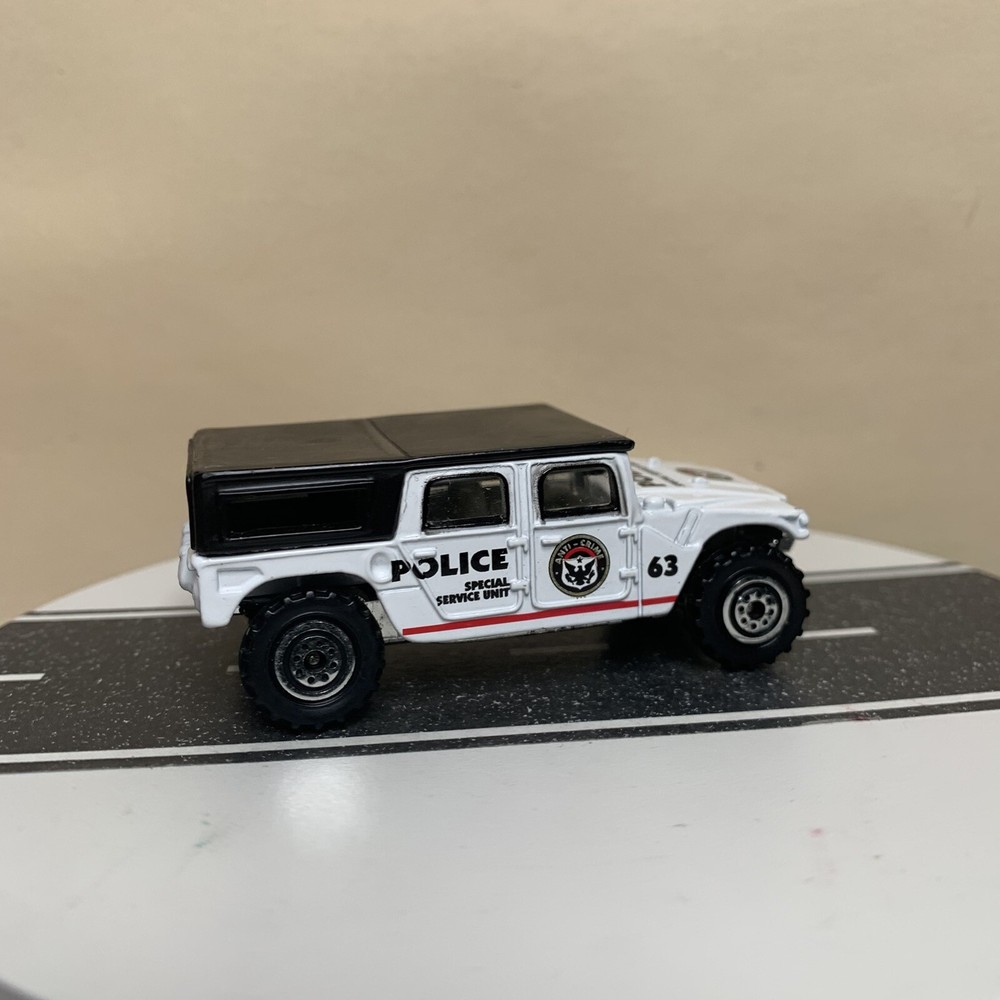 1:64 Realtoy Diecast Hummer Humvee HMMWV Police Special Unit 4-Door