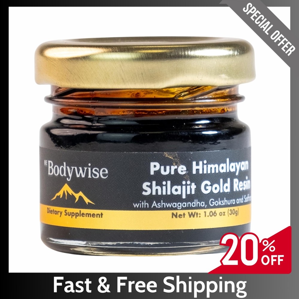 Pure Himalayan Shilajit Resin Gold - Free Shipping - USA Stock - NEW