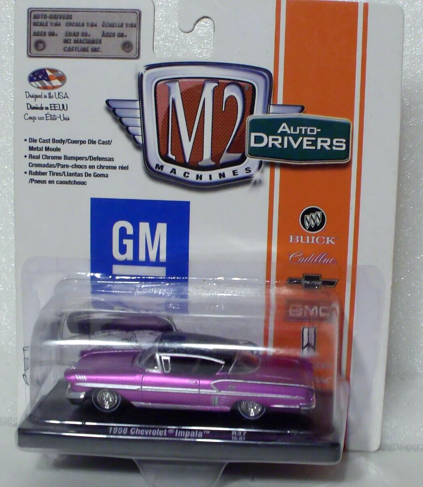 M2 Machines 1958 Chevrolet Impala 1:64 Diecast