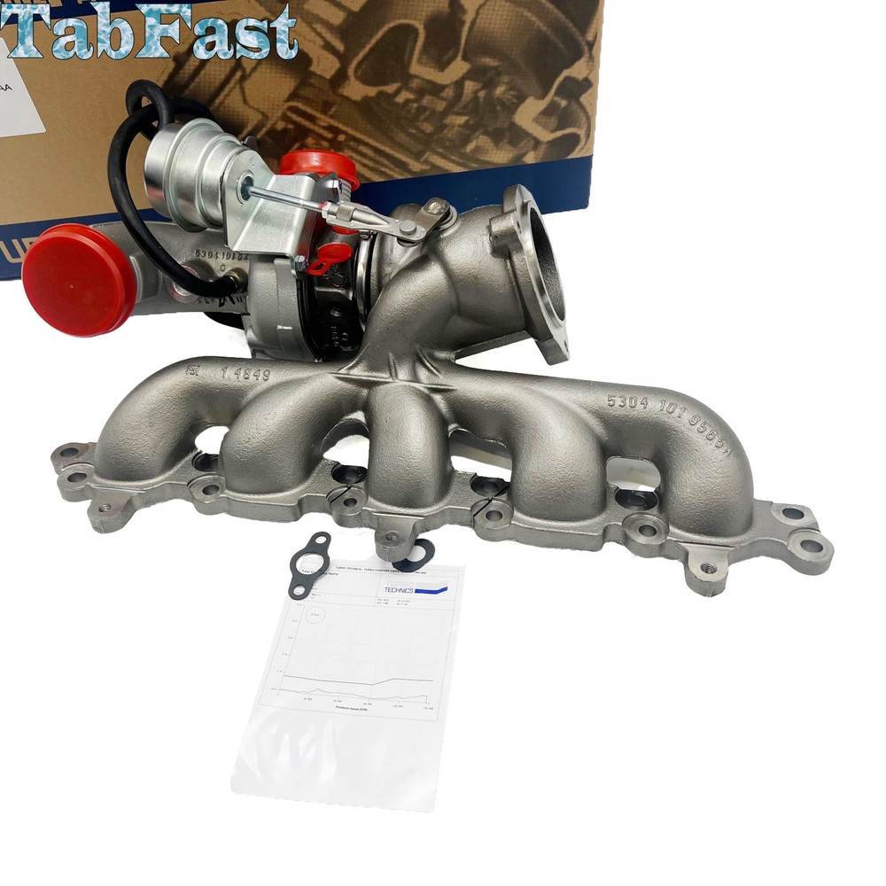 Turbo Turbocharger w/ Exhaust Manifold for Volvo S40 04-11 C30 C70 V50 L5 2.5L