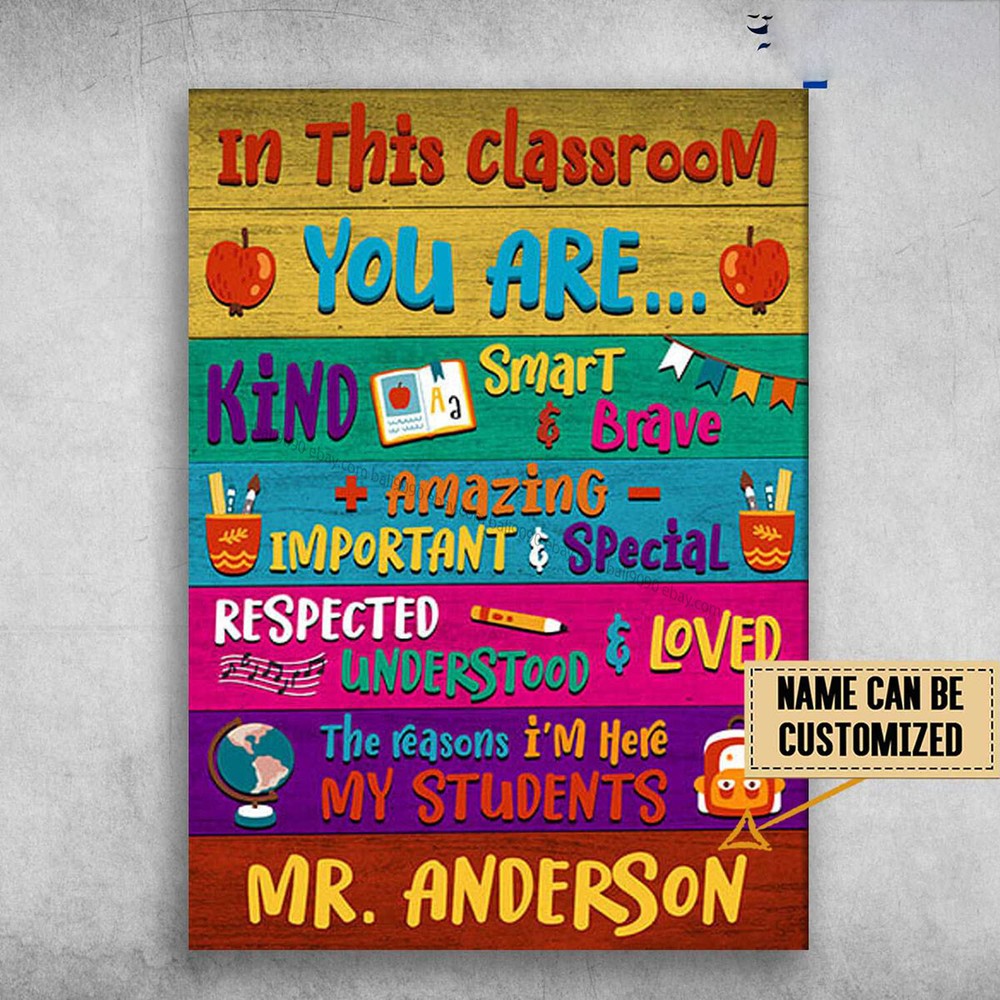 Back To School, In This Classroom, You Are Kind, Smart And Brave, Amazing, Im...-image