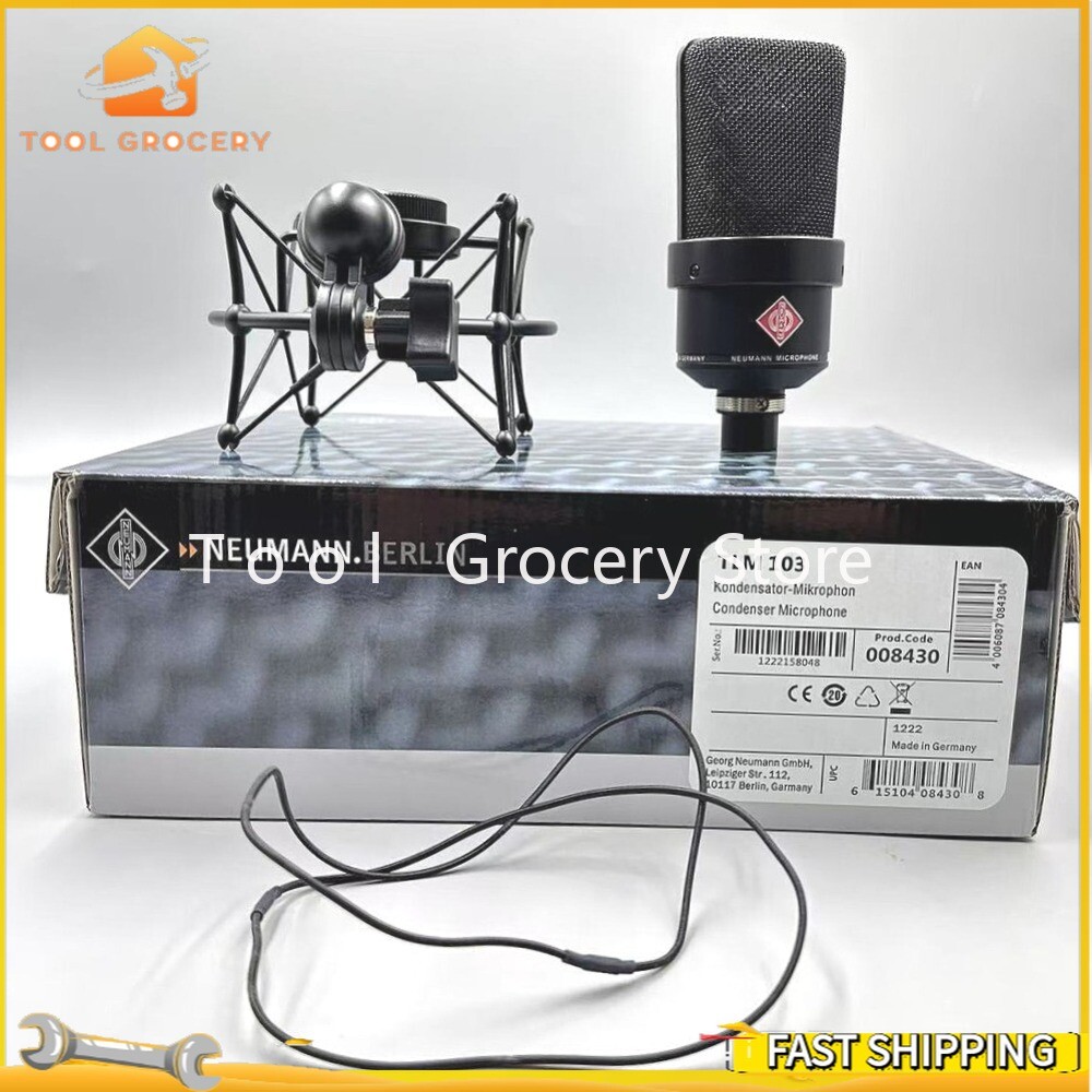 TLM 103 Large-Diaphragm Condenser Mic Black with Shock Mount New