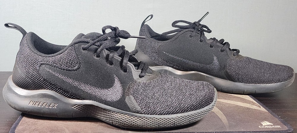 Nike Flex Experience Run 10 Running Shoes Mens 9 Black Sneakers