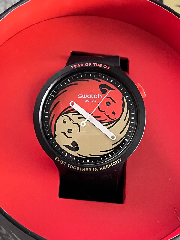 Swatch Big Bold Chinese New Year Ox Special Edition Unworn in Box-image