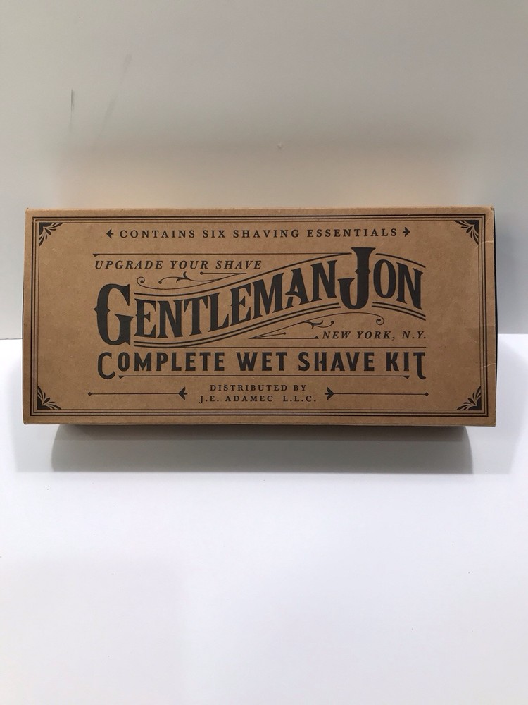 New GentlemanJon Complete Wet Shave Kit Old Label