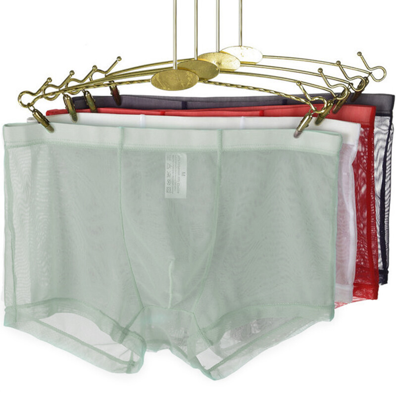 Transparent Men's Boxers: Enhance your bulge with sexy see-through design