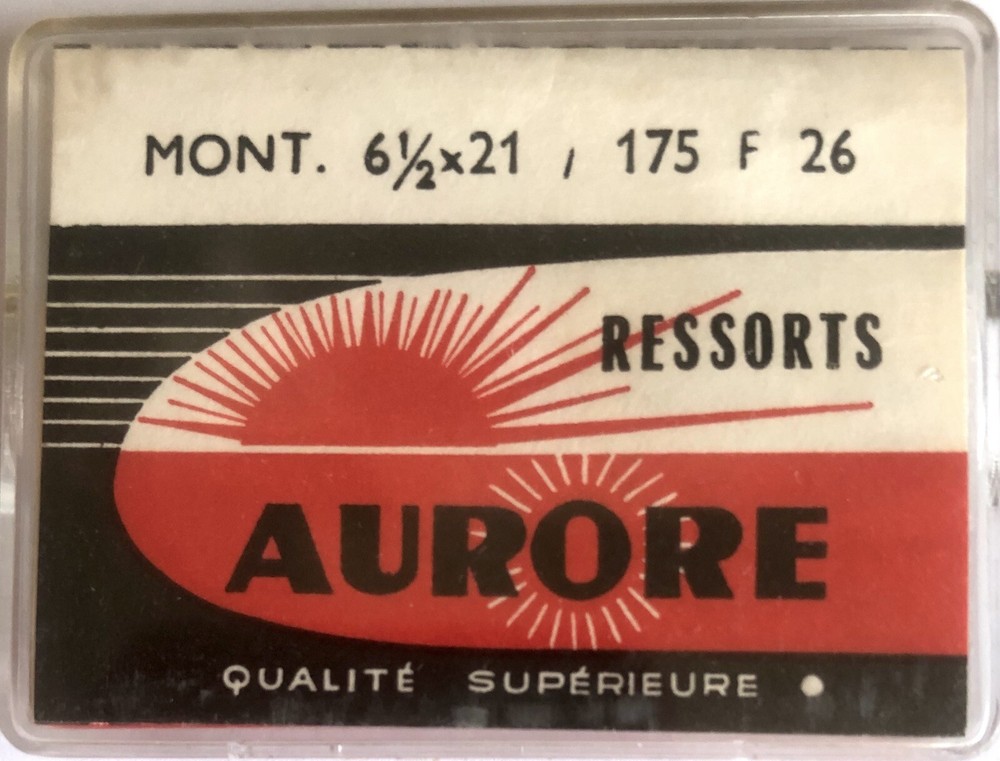 1X Mainspring 9660 1.75x7mm Ø0.075 Size 175F26 Replacement Clock Spring