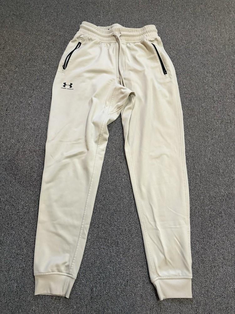 Under Armour Mens Tricot Joggers Loose Fit Lined Sweatpants Tapered Leg