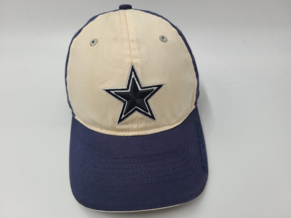 Dallas Cowboys Reebok Flex Fitted OSFA Hat for Men Women in White and Blue