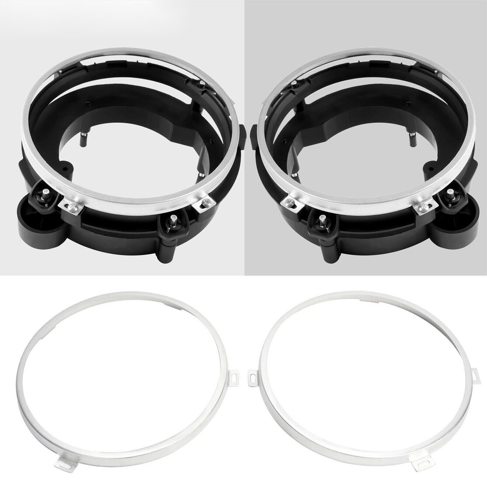 Headlight Bulb Bracket Bucket /Mount Bracket Ring For Jeep Wrangler 1997-2006