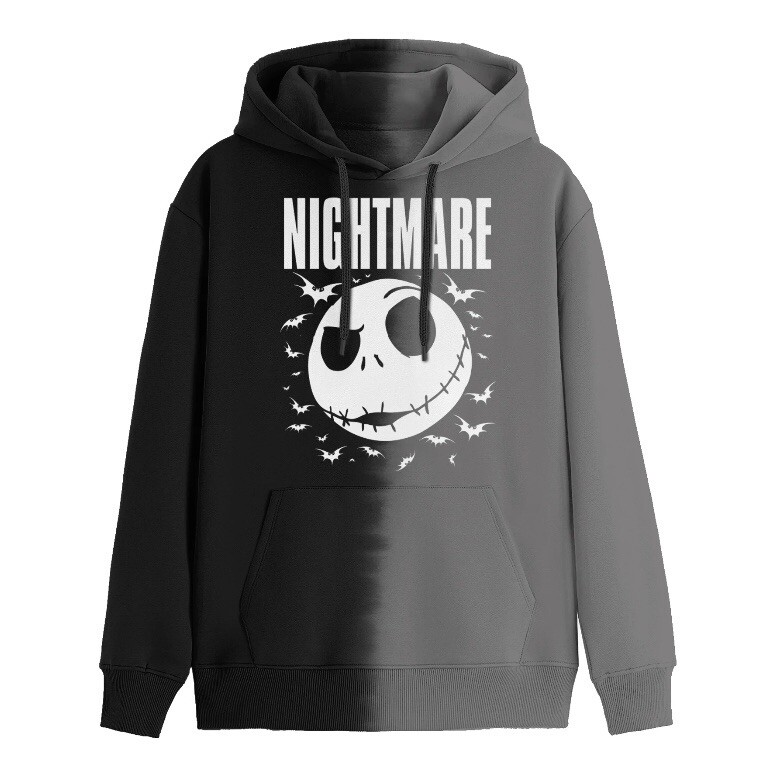 Disney Nightmare Before Christmas Jack Skellington Pullover Hoodie Mens Size 2XL