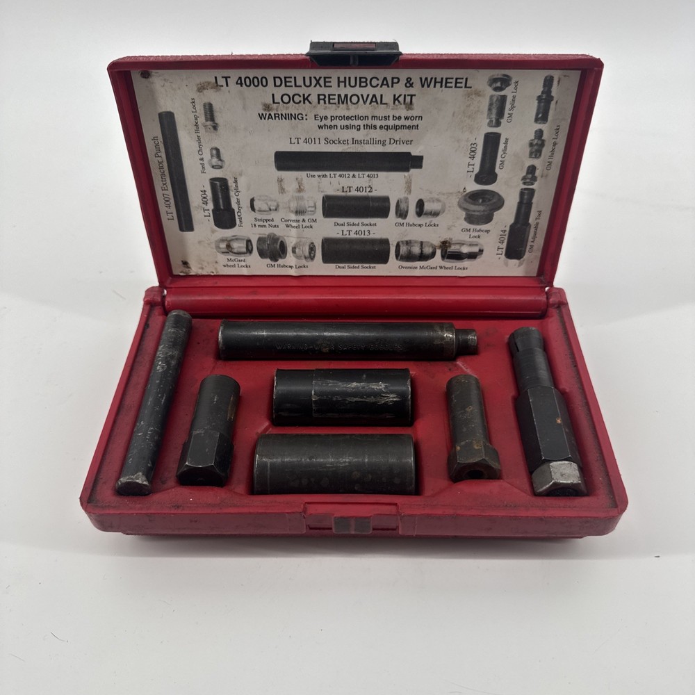 MAC Tools Model No. LT 4000 Deluxe Hubcap & Wheel Lock Removal Kit Manual