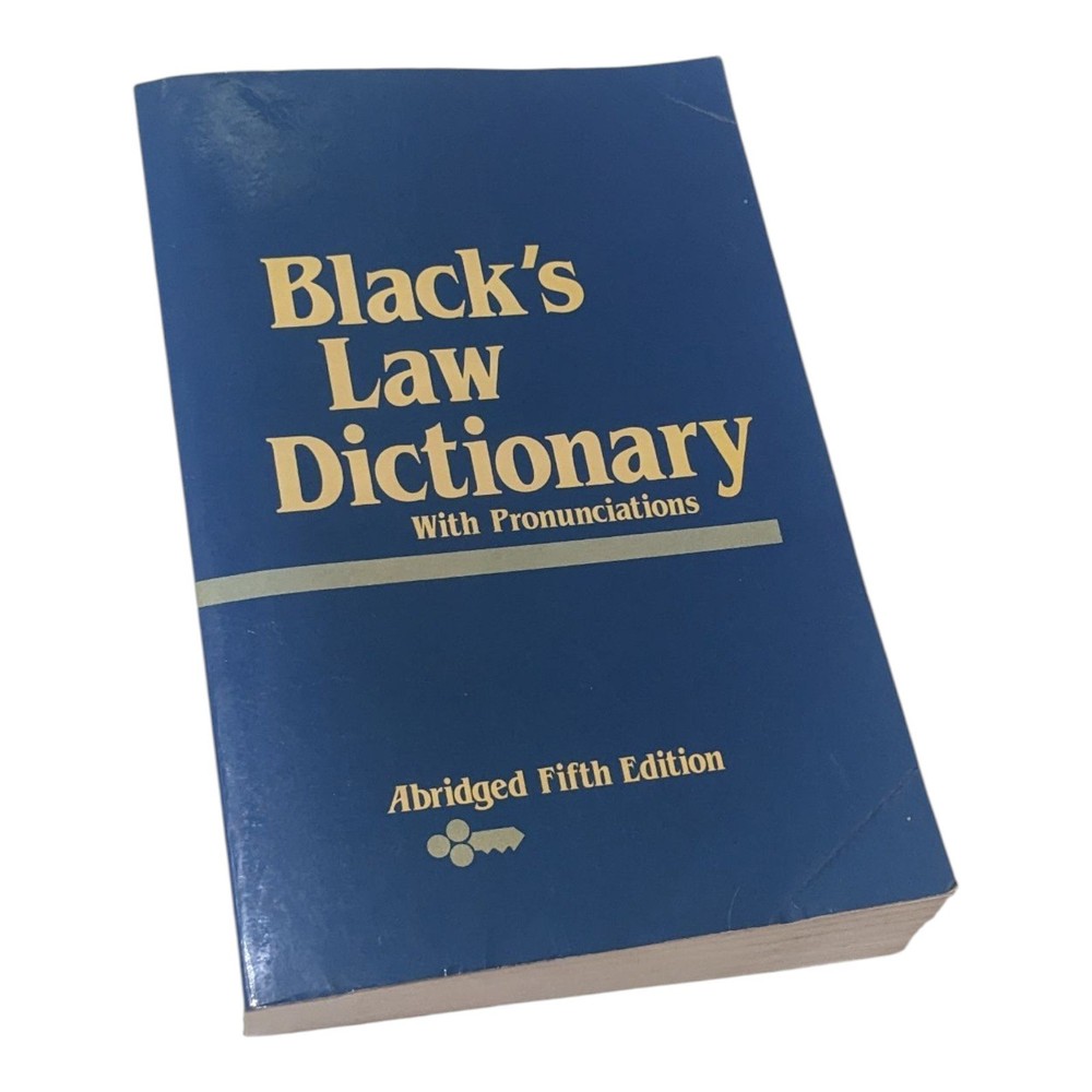 Black's Law Dictionary Abridged Fifth Edition Legal Reference Book 1983