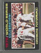 1971 Topps #332 1970 World Series Celebration Card - Memorable Victory Moment