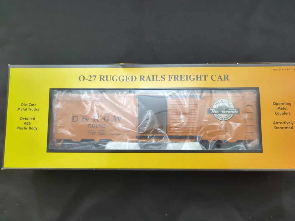 Rio Grande O-27 Freight Car by Rail King No Original Box Check Description