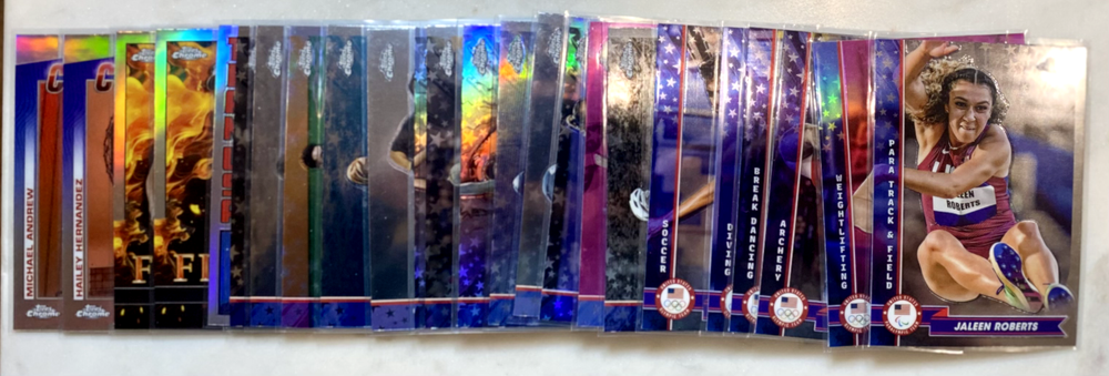 2024 Topps Chrome Olympic and Paralympic Hopefuls Set #1-200 Pick Your Card