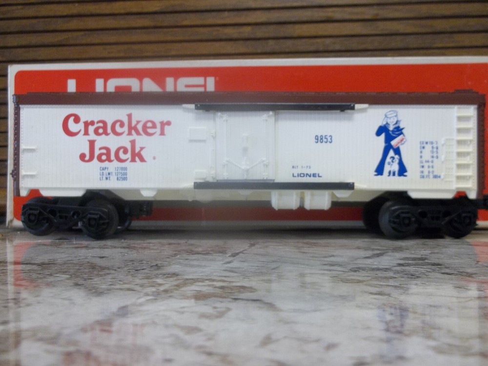 Lionel O Gauge Cracker Jack Billboard Reefer Boxcar 6-9853