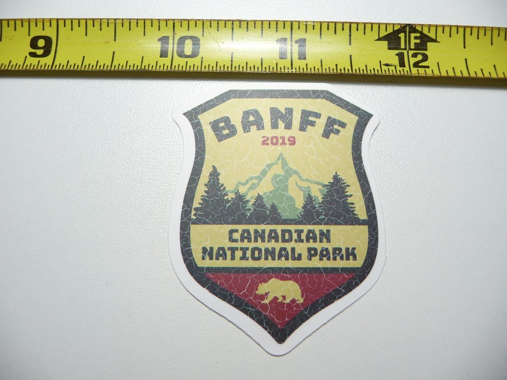BANFF NATIONAL PARK ALBERTA #1 DECAL STICKER HIKING CAMPING NATURE OUTDOOR